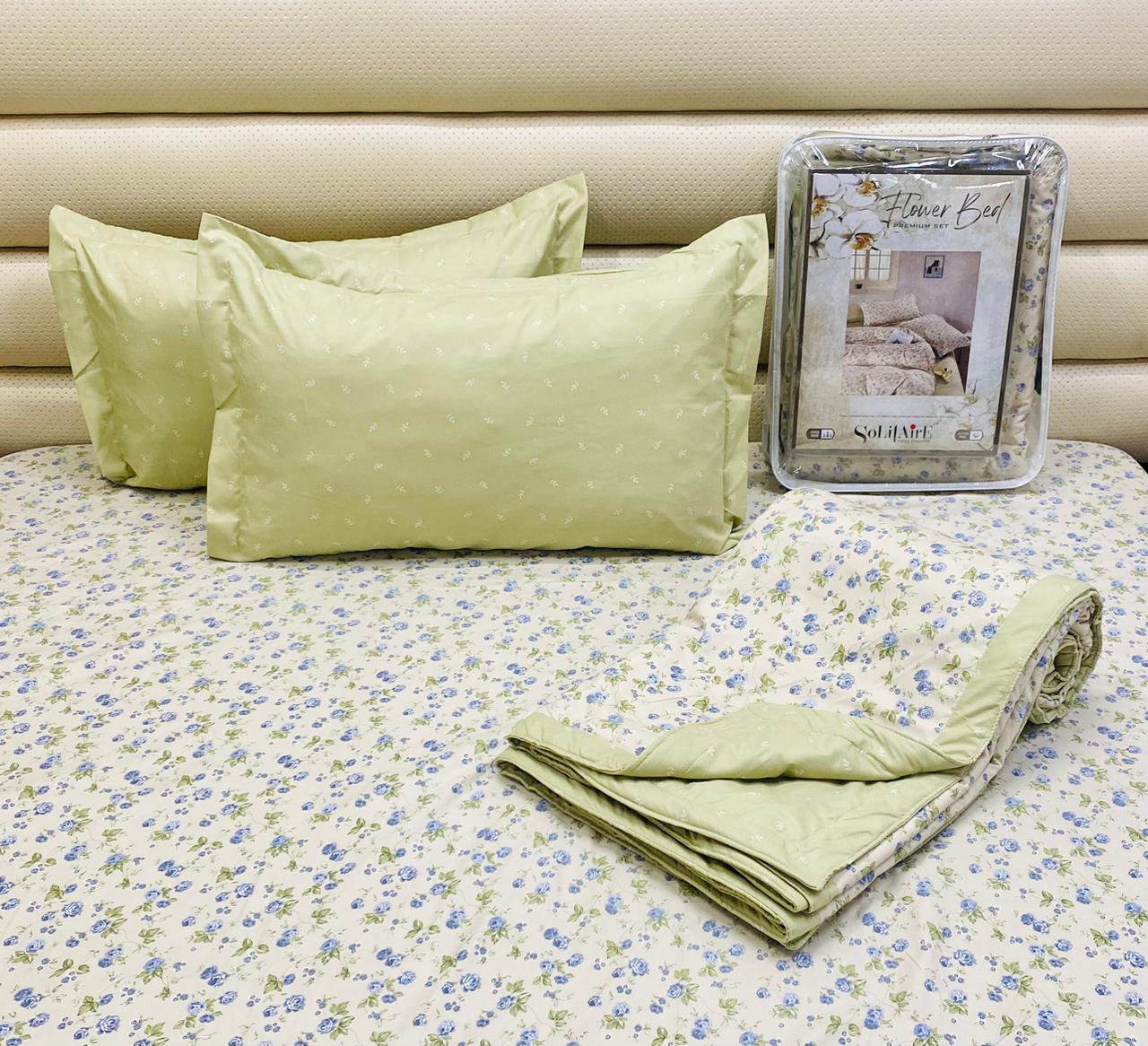 Flower bed king sized Dohar set