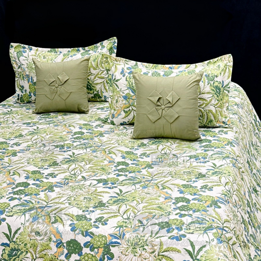 Verdant Bloom 5-Piece Premium Bedding Set