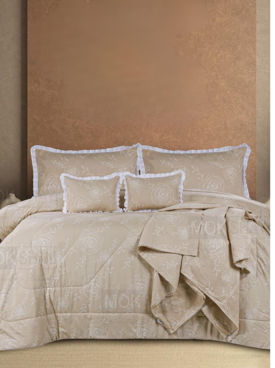 Minimal Rose Comfort Bedding Set ( 6 pc set )