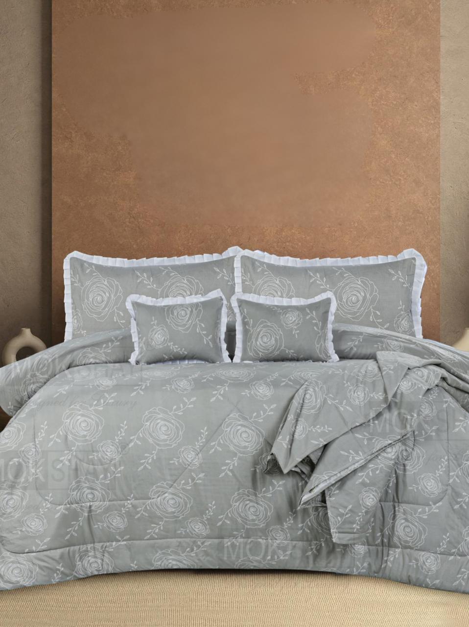 Minimal Rose Comfort Bedding Set ( 6 pc set )