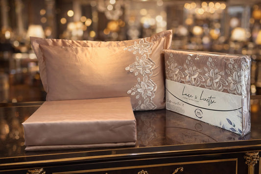 Triyaa – Lace & Lustre Silk Bedsheet Collection