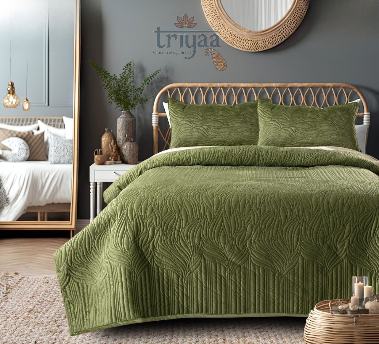 Triyaa Luxe Warm Bed Cover