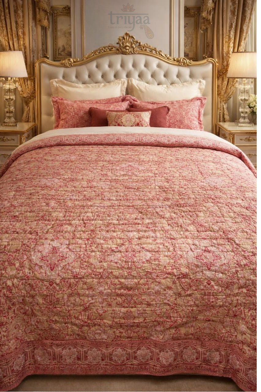 Triyaa 100% Pure Cotton Comforter – Soft, Breathable & All-Season