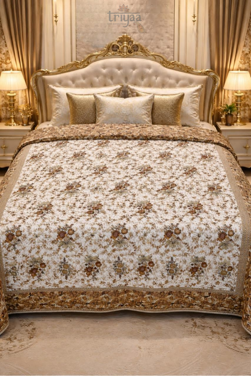 Triyaa 100% Pure Cotton Comforter – Soft, Breathable & All-Season
