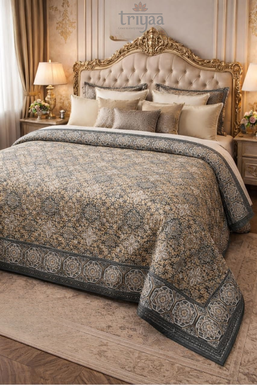 Triyaa 100% Pure Cotton Comforter – Soft, Breathable & All-Season