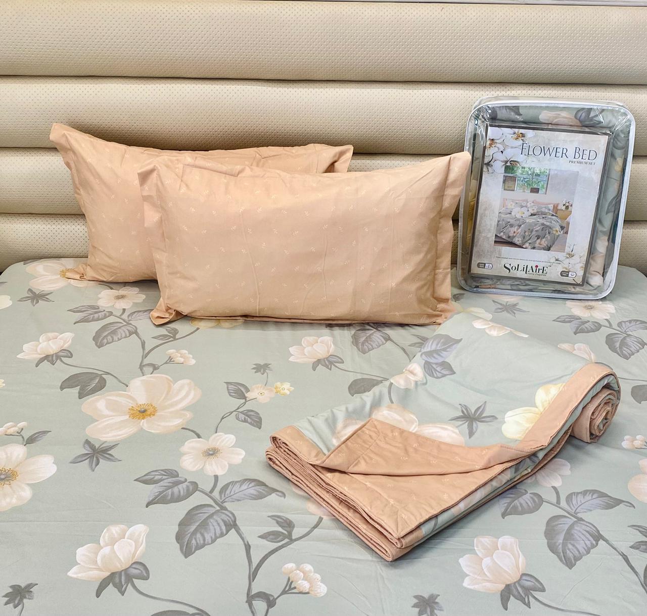 Flower bed king sized Dohar set