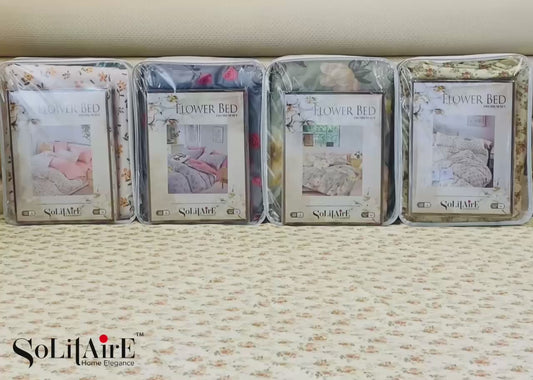 Flower bed king sized Dohar set